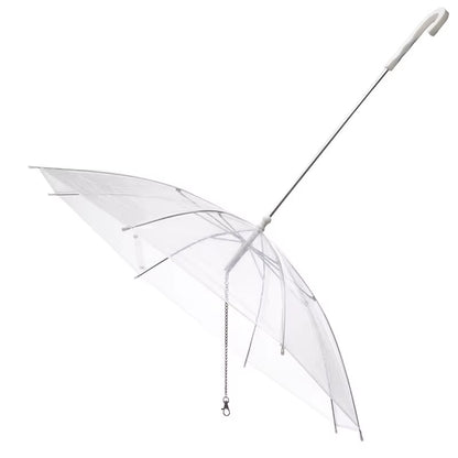 2025 New Pet Umbrella Leash Rainproof Snowproof Dog Umbrella Leash for Small Dogs Adjustable Doggy Umbrella